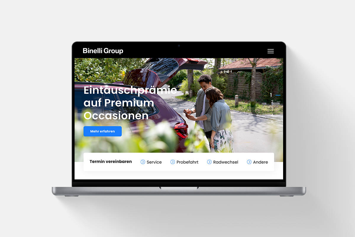 Binelli Group Webdesign