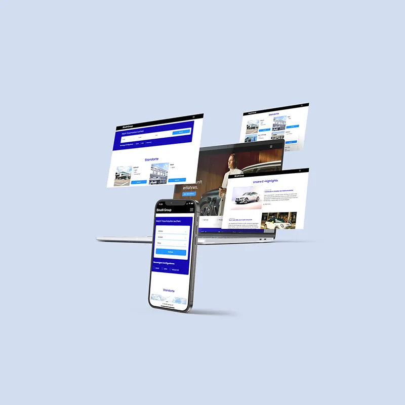 Binelli Group WebdesignWebdesign für Binelli Group