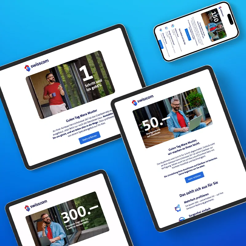 Dialogmarketing für Swisscom B2C