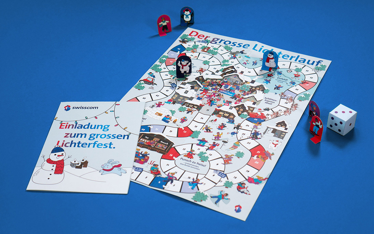 Swisscom Direct Mailing Lichterlauf