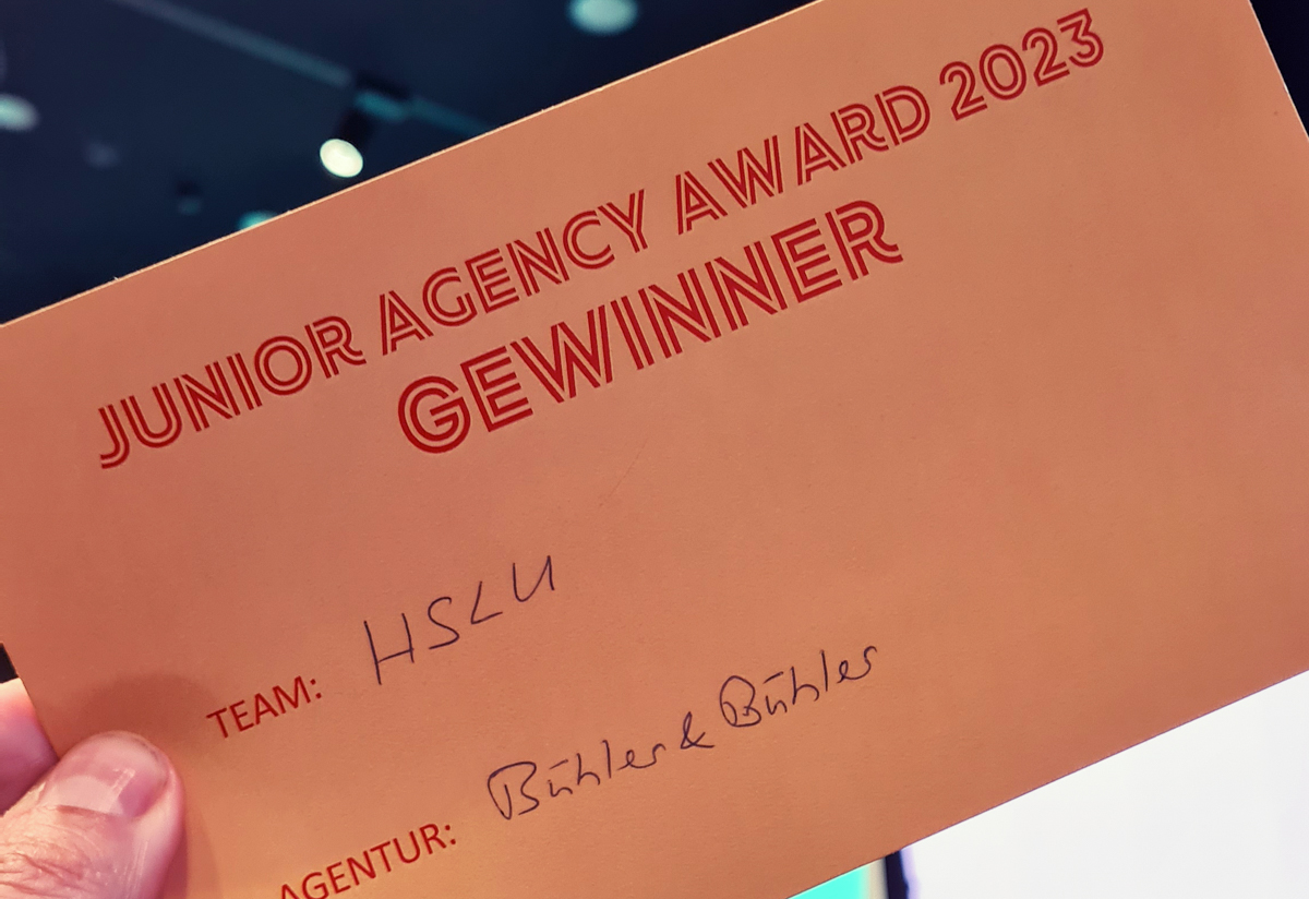 Junior Agency Award