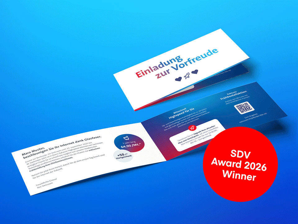 Mockups von Briefen, E-Mails und Direct Mailings