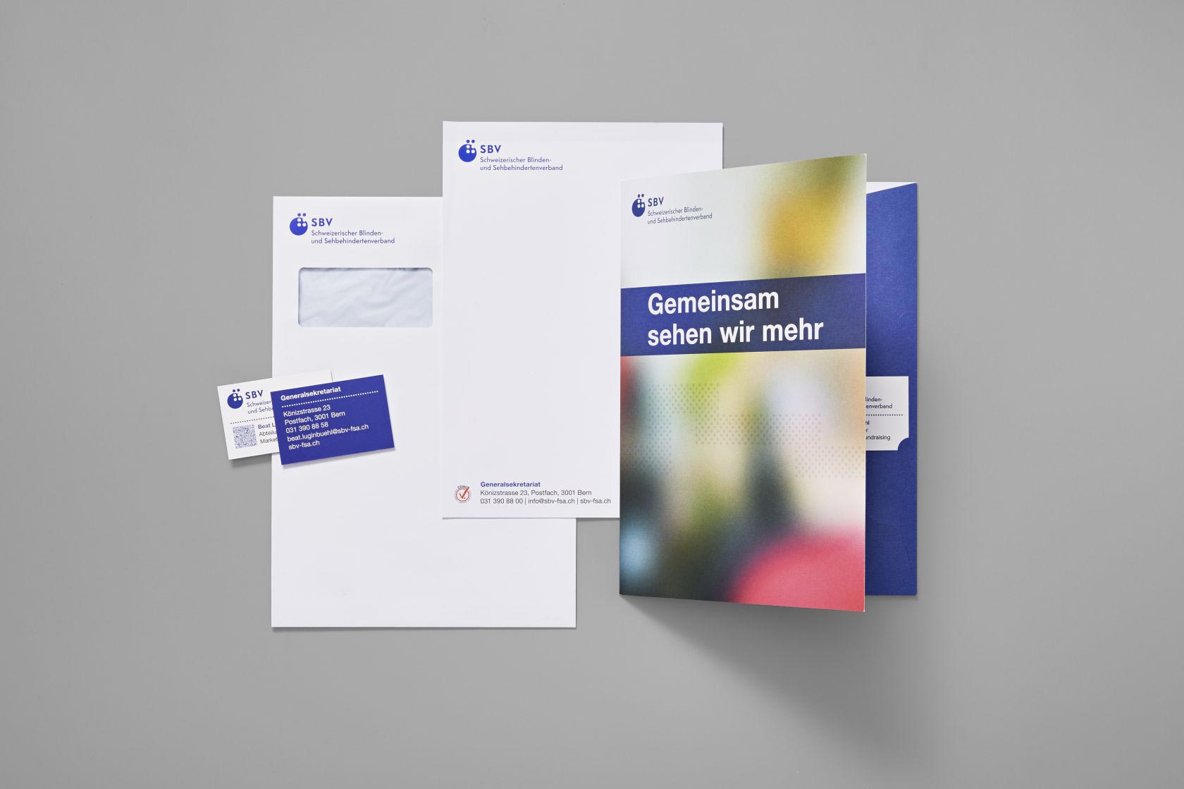 Briefschaften Schweizerischen Blinden- und Sehbehindertenverband SBV