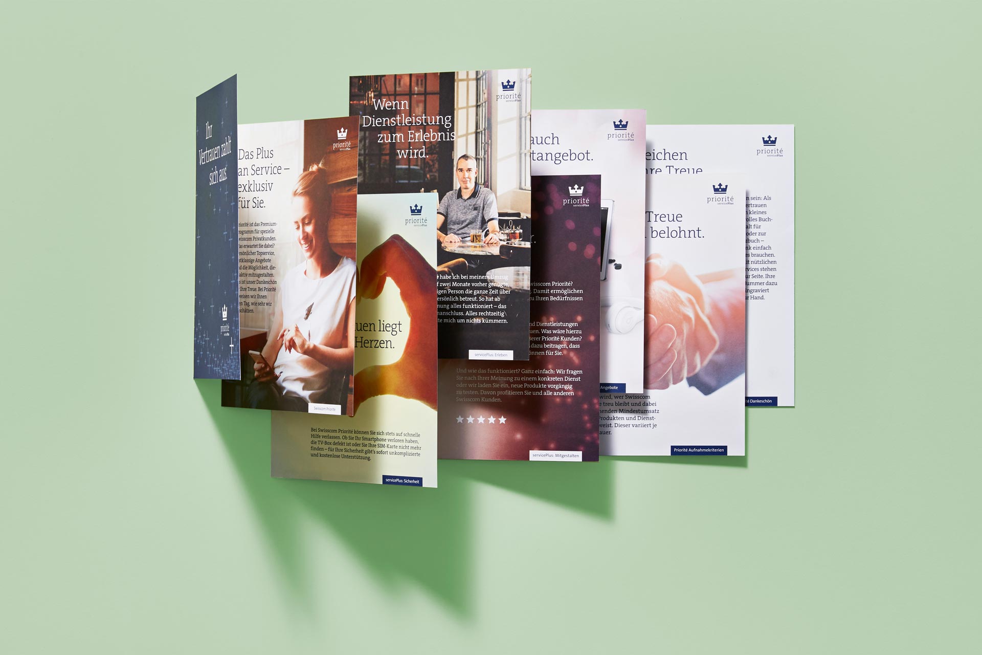 Swisscom Priorité Kundenbroschüre